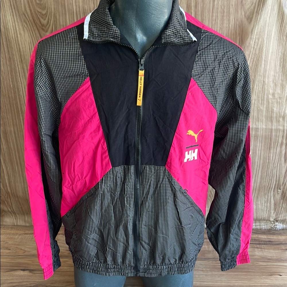 NWT Puma x Helly Hansen TFS Track Jacket Men's Size Medium 597144-15 Bright Rose
